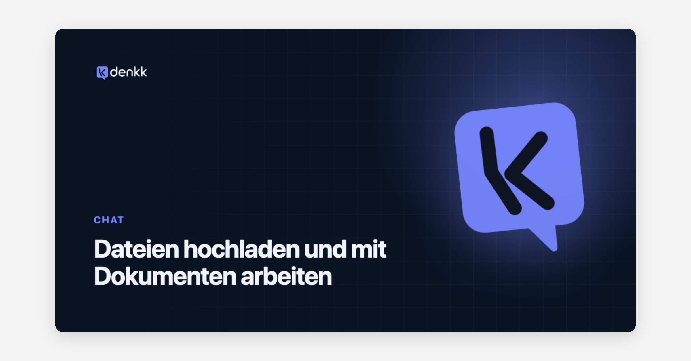 Dateien hochladen und mit Dokumenten arbeiten