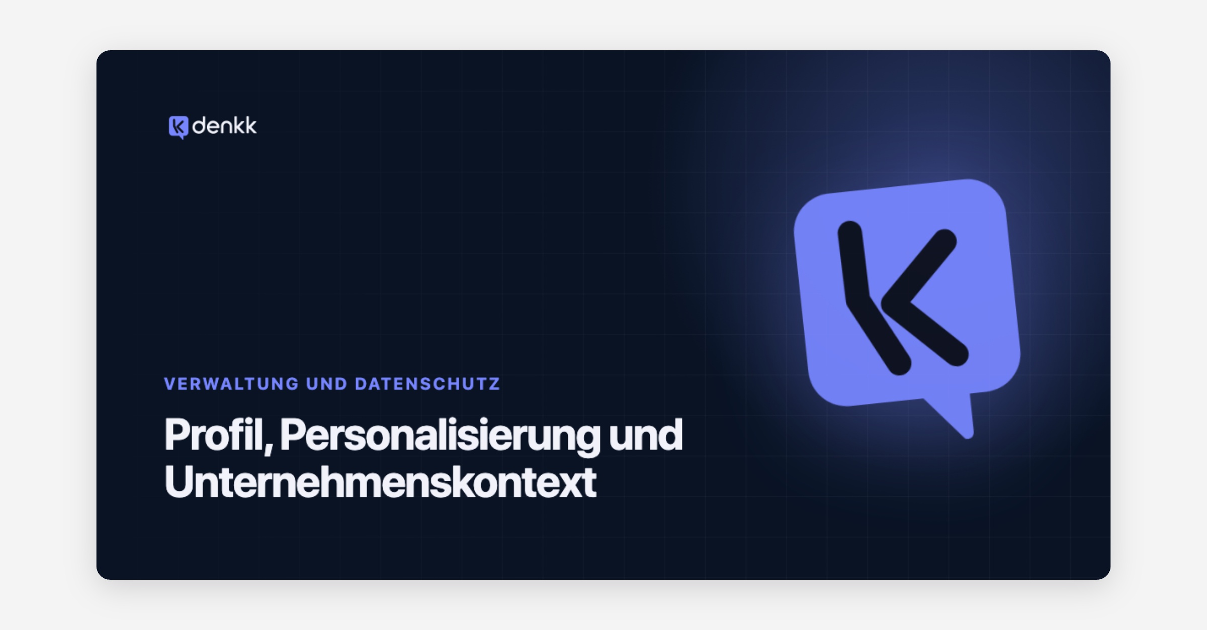 Profil, Personalisierung und Unternehmenskontext